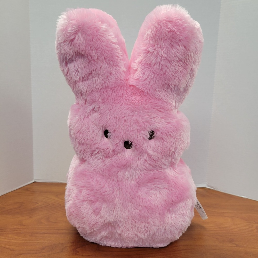 Peeps Pink Fuzzy Bunny‎ 17 inch plush